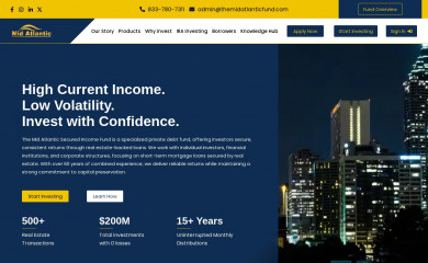 themidatlanticfund.com screenshot