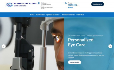 themidwesteyeclinic.com screenshot