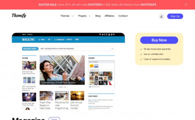 Themify Magazine screenshot