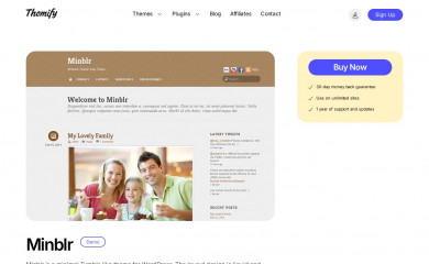 Themify Minblr screenshot