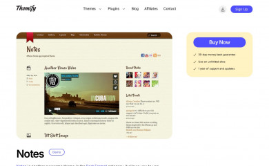 Themify Notes screenshot