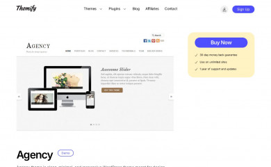 https://themify.me/themes/agency screenshot