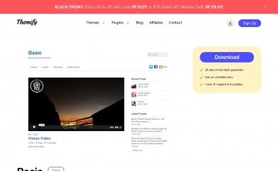 Themify Basic screenshot