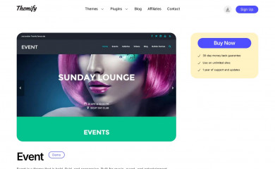 https://themify.me/themes/event screenshot