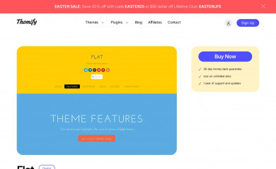 Themify Flat screenshot