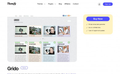 Themify Grido screenshot
