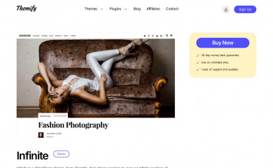 Themify Infinite screenshot
