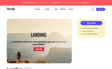 Themify Landing screenshot