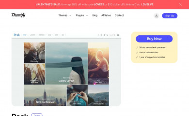 Themify Peak screenshot
