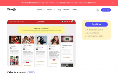 Themify Pinboard screenshot