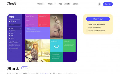 https://themify.me/themes/stack screenshot