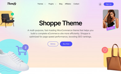 Themify Shoppe screenshot