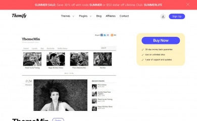 Themify ThemeMin screenshot