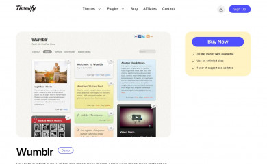 Themify Wumblr screenshot