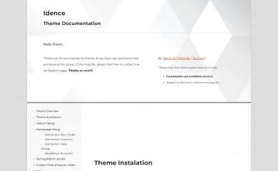 Idence screenshot