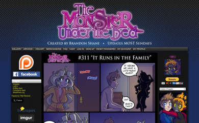 themonsterunderthebed.net screenshot