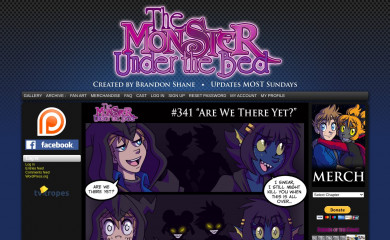 themonsterunderthebed.net screenshot