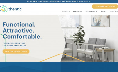 thenticgroup.com screenshot