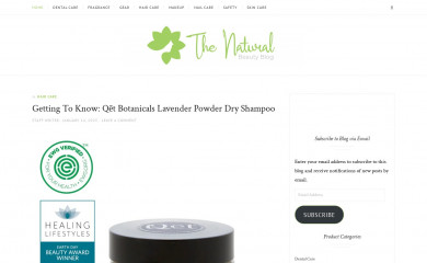 thenaturalbeauty.blog screenshot