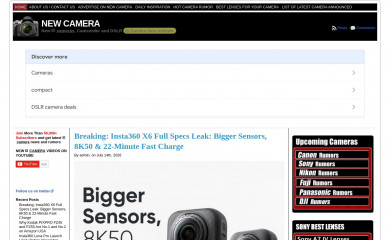 thenewcamera.com screenshot