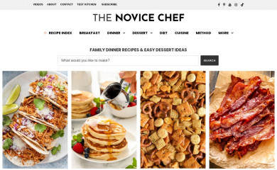 thenovicechefblog.com screenshot