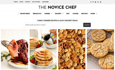 thenovicechefblog.com screenshot