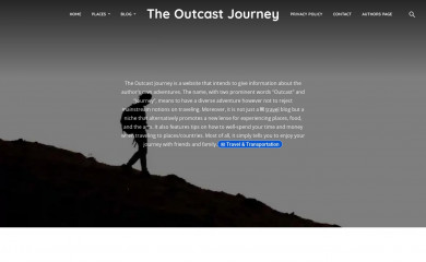 theoutcastjourney.com screenshot