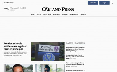 theoaklandpress.com screenshot