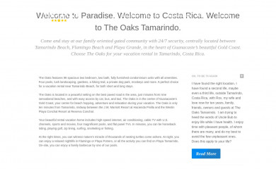 theoakstamarindo.com screenshot