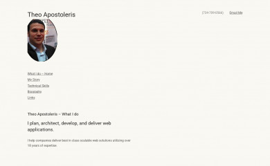 theoapostoleris.com screenshot