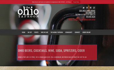 theohiotaproom.com screenshot