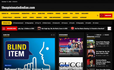 theopinionatedindian.com screenshot