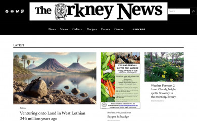 theorkneynews.scot screenshot