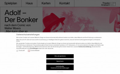 theater-ansbach.de screenshot