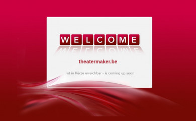 theatermaker.be screenshot