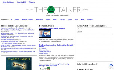 theattainer.com screenshot