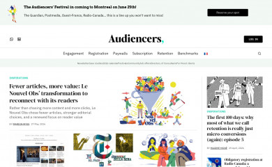 theaudiencers.com screenshot