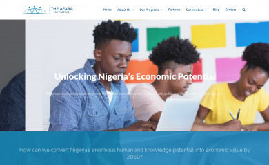 theafarainitiative.org screenshot