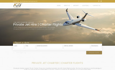 theairchartergroup.com screenshot