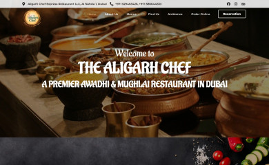 thealigarhchef.com screenshot
