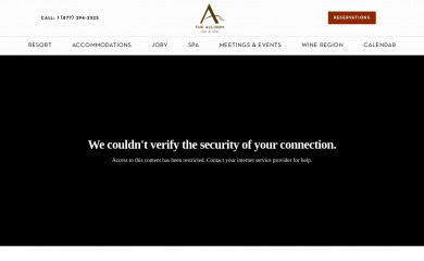 theallison.com screenshot