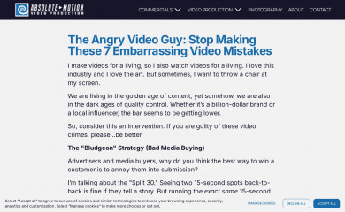 theangryvideoguy.com screenshot