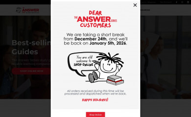 theanswer.co.za screenshot