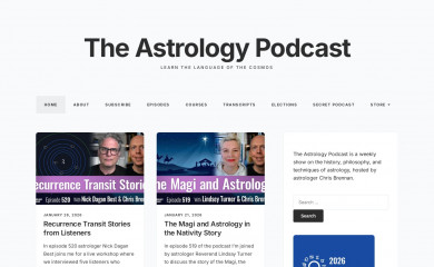 theastrologypodcast.com screenshot