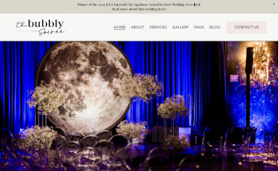 thebubblysoiree.com screenshot
