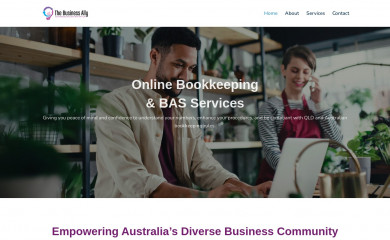 thebusinessally.com.au screenshot