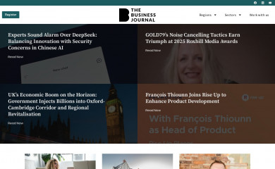 thebusinessjournal.co.uk screenshot