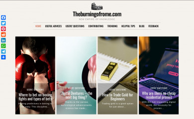 theburningofrome.com screenshot