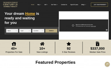 theburtchteam.com screenshot