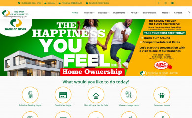 thebankofnevis.com screenshot